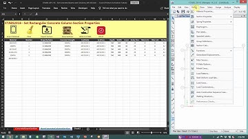 ETABS API - Set Concrete Frame  (Column Module)