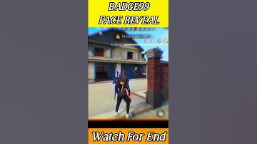 Badge99 Official Face Reveal Now Check Out This @Badge99ff #shorts #freefire #badge99