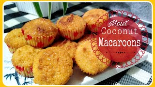 MOIST COCONUT MACAROONS /EASY COCONUT MACAROONS RECIPE