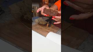 No Sugar Added Chocolate Walnut Banana Bread #youtubeshorts