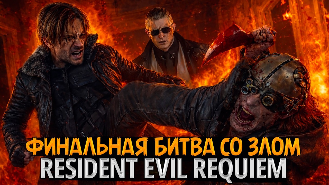 Финальная битва со злом! Леон против Виктора Гидеона | Resident Evil: Requiem