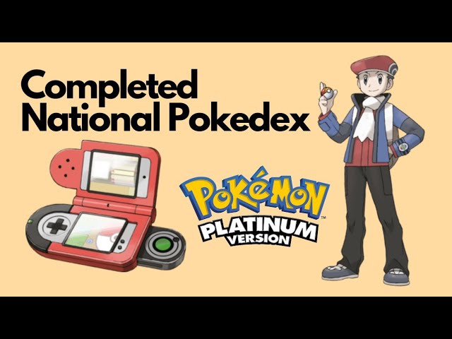 Pokemon Platinum - How To Get National Pokedex 