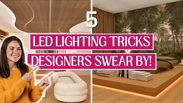 How to Use LED Lighting Creatively in Interior Design | 5 Unique Ideas to Elevate Your Space
