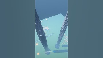 Easy Twin Tower Build in Minecraft #shorts