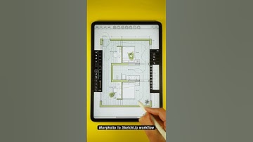 Morpholio Trace to SketchUp workflow for Architectural design project | iPad for architects | sketch