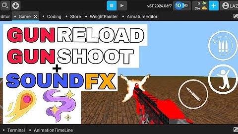 How To Make (FPP) Player Gun Shoot System |its magic tutorial | Lazy Devlog