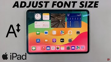 How To Change Font Size On iPad