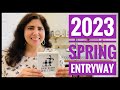 2023 Spring Entryway Decorating Ideas 🌸 Farmhouse / Cottage Spring Decor 🌸 Decorate with Me