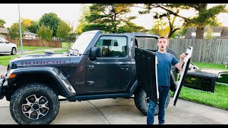 Taking the top off my 2 door JL Wrangler!!