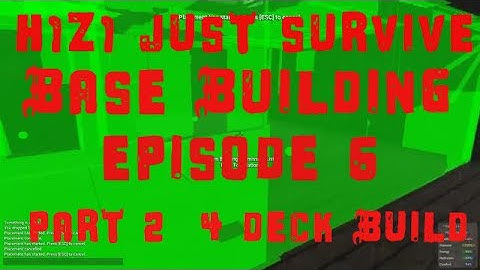H1Z1 JUST SURVIVE BASE BUILDING EPISODE 6