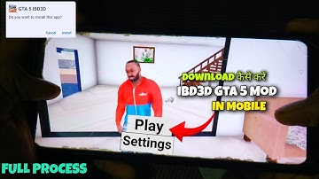 Gta 5 Mod Download In Mobile 📲 || Indian Bike Driving 3D gta 5 mod apk Download कैसे करें ???