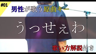 男性が歌う原曲キー『うっせぇわ』 【歌い方解説付き 】/ YURI