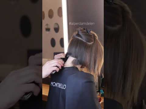 Küt saç kesimi nasıl yapılır, kuaför olmanın püf noktalari