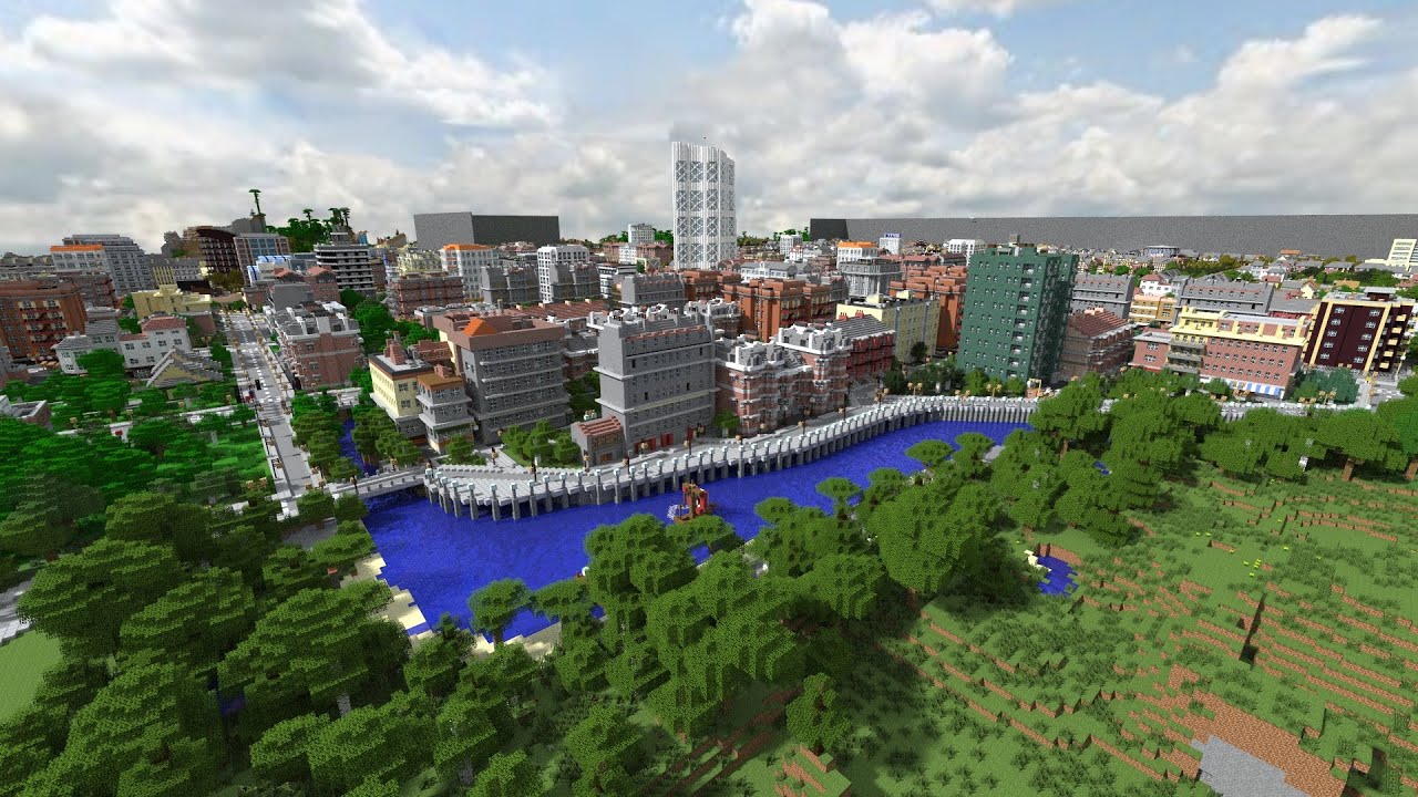 Minecraft City  Download HD v 1.1  YouTube