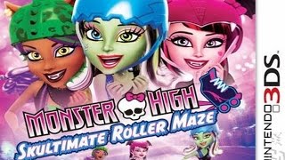 Monster High Skultimate Roller Maze Gameplay nintendo 3ds 60 Fps 1080p