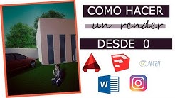 Como hacer un RENDER desde 0 - Durasi: 15.42. 