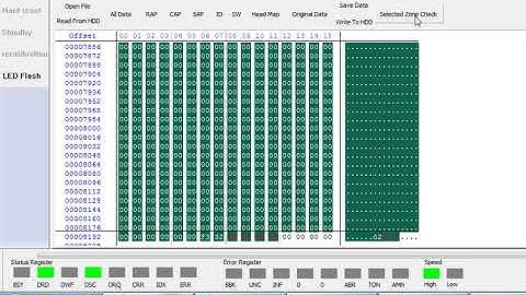 How to  Edit Head map in ROM to recover clicking Seagate Hard Drives