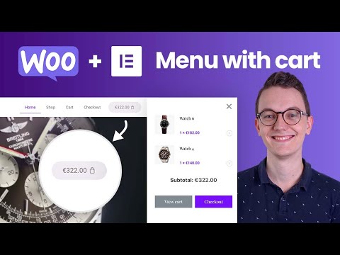 How to create a Cart Menu in Elementor