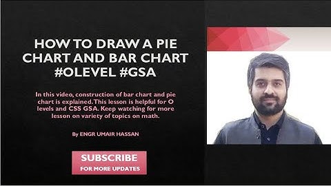 HOW TO DRAW A PIE CHART AND BAR CHART #OLEVEL #GSA