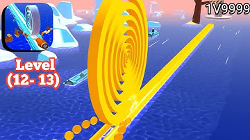 SPIRAL🌈ROLL :1V 9999 All Levels Gameplay (Android,iOS) New Big Update Level (12-13)