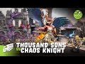 09  warhammer 40k v10  rapport de bataille  chaos knight vs thousand sons