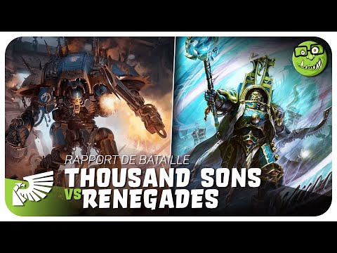 Warhammer 40K V10 - Chaos Knight vs Thousand Sons