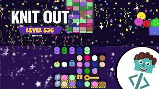 Knit Out Level 536 | Very Hard | Walkthrough | No Boosters