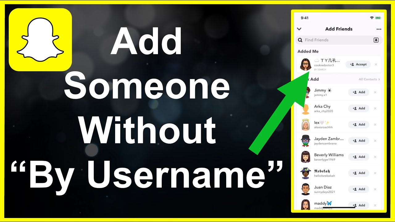 How to Add Someone On Snapchat Without Saying Added by Username - YouTube