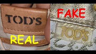 Tod s shoes real vs fake How to spot original Tod s footwear
