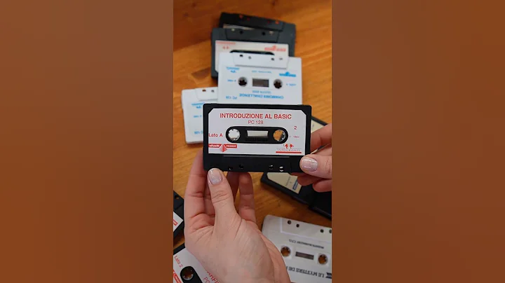 Retro Computer ASMR: Booting up “Introduction to BASIC” on an Olivetti PC128 #80s #nostalgia #asmr