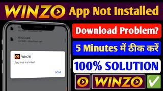 Winzo App Not Installed || 5 Minutes में Solve करें ||Winzo Gold Not Installed Problem In Android screenshot 5