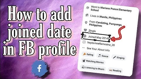 How to add Facebook joined date in your profile 2021