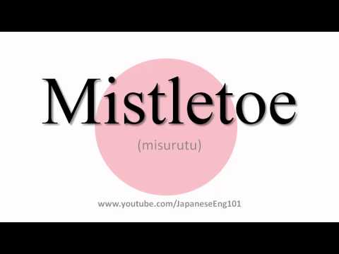 How to Pronounce Mistletoe