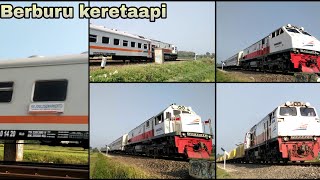 Download Lagu dapat banyak kereta⁉️ || Berburu kereta api pagi dan siang dipatukan MP3