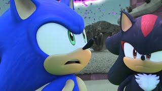 Sonic And Shadow Work Together To Escape Ghost Hill Shatterspace (Sonic Prime Season 3)