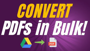 Bulk PDF Converter: Instantly Turn Google Drive Files into PDFs with a Single Click