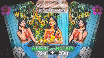 Ae Inspired | Nadiyon Sa - Alight motion Xml + Clips 4k by Silent editz