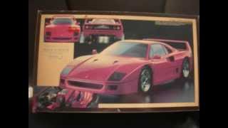 Unpacking ferrari f40 - fujimi scale 1/24