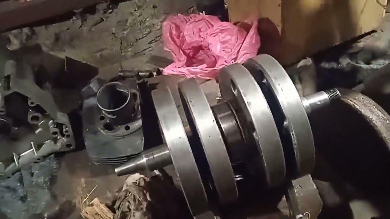 Замена сальника коленвала Ява 638 - YouTube