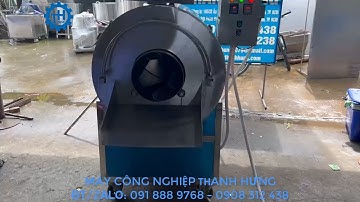 MÁY RANG HẠT ĐIỆN TỰ ĐỘNG 50KG. MÁY RANG GẠO, NGŨ CỐC, HẠT ĐIỀU, HẠT DẺ, RANG CAFE, LẠC, ĐẬU PHỘNG