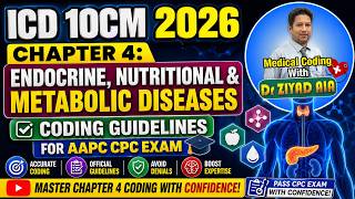 ICD 10 CM Chapter 4: Diabetes Endocrine Diseases Coding Guidelines | CPC Exam Prep Full Tutorial
