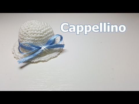 Cappellino Facilissimo All Uncinetto Idea Bomboniera Fai Da Te Crochet Tutorial Youtube