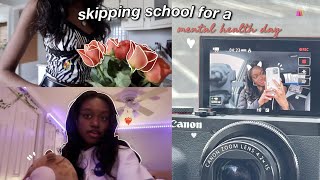 skipping school for a mental health day | self care, shopping etc..