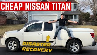 I BOUGHT A Disaster Recovery Nissan Titan *HOW BAD IS IT?*