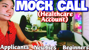 MOCK CALL RECORDING FOR CALL CENTER NEWBIES & APPLICANTS 2025 (HEALTHCARE ACCOUNT) | NAYUMI CEE 💯