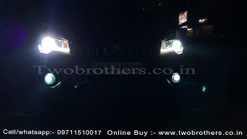 Scross Projector Headlight with Ultra Matrix Drl If you want then call us on  9711510017, 9811690017
