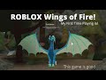 |ROBLOX| Wings of Fire |First time Playing!