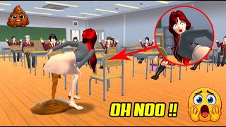RINA HAS DIARRHEA IN CLASS, CAN'T TAKE IT ANY LONGER - SAKURA SCHOOL SIMULATOR
