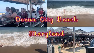 Ocean City Maryland | ocean ? city beach | boardwalk Tram Ride 2023 | dough maker | Shama kitchen