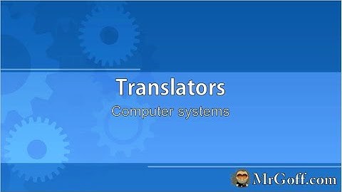 GCSE Computer Science: Translators